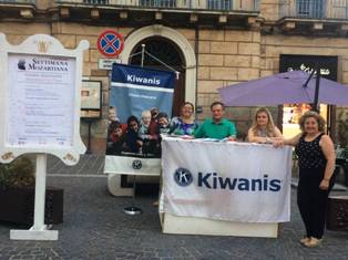 Il KC Chieti-Pescara partecipa alla ‘Settimana Mozartiana’ di Chieti con un punto accoglienza per informare sul Kiwanis e le sue finalità