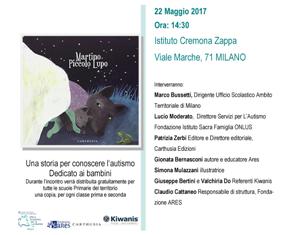 Evento “Martino piccolo lupo”, distribuzione testo - 22 maggio 2017 a Milano