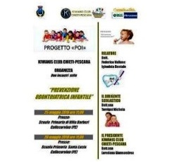 Il KC Chieti Pescara  organizza un incontro sulla prevenzione odontoiatrica infantile in una scuola
