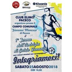 KC Elimo Paceco - 1° Torneo dell'Amicizia di Calcio giovanile nell'ambito dei Service Happy Child e Camp
