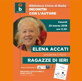 KC Biella Victimula Pagus - Presentazione del libro delle scrittrice biellese Elena Accati