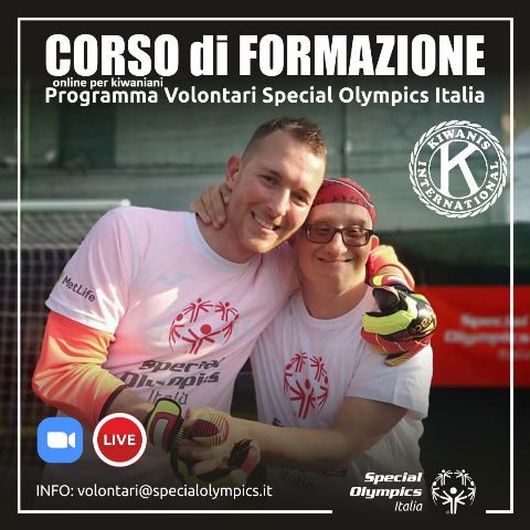 Dai Chair Service Special Olympics - Corso di formazione online per kiwaniani: Programma Volontari Special Olympics Italia