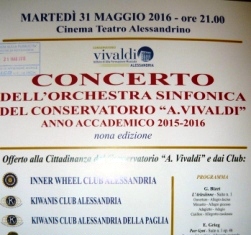 KC Alessandria - Concerto interclub - Orchestra Sinfonica del Conservatorio 