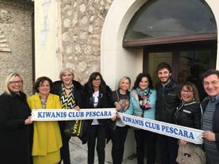 Il KC Pescara incontra per la Festa della Mamma il suo testimonial Lino Guanciale