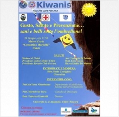 Il kiwanis Club Pescara organizza una Giornata dedicata alla Salute