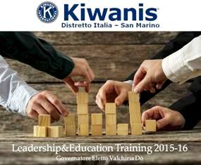 Dal Governatore Eletto - Programma e Calendario Leadership&Education Training 2015-2016
