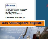 KC Rometta Antonello da Messina - Dibattito su Shakespeare e sulle sue origini