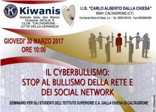 KC Caltagirone - Seminario 'Il Cyberbullismo: stop al bullismo della rete e dei Social Network' presso l'IIS C.A. Dalla Chiesa