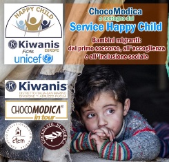 Dal Chair Distrettuale Happy Child, G.Bellina – CHOCOMODICA a sostegno di HAPPY CHILD