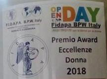 KC Alessandria - Evento FIDAPA - Premio Award Eccellenze Donna 2018
