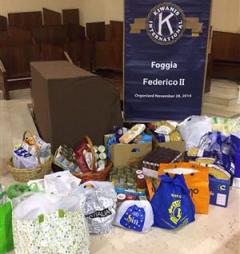 KC Foggia Federico II - Conviviale di Pasqua e service a favore delle famiglie disagiate di una parrocchia della città