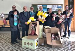 KC Messina Zancle - Donazione di Uova di Pasqua ai bimbi di due istituti di accoglienza messinesi