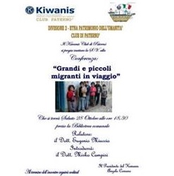 Il KC Paternò organizza una conferenza sui migranti, in occasione della Giornata Mondiale del Kiwanis