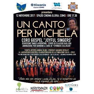 KC Como - Un canto per Michela. Iniziativa di solidarietà con gospel, tango argentino e animazione per i bambini