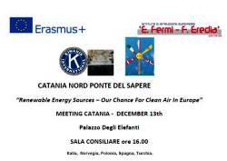 Il KC Catania Nord Ponte del Sapere partecipa all'Erasmus con l'IIS Fermi Eredia di Catania