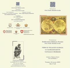 KC Genova Columbus - Invito XII Edizione Premio Prof. Paolo Michele Erede