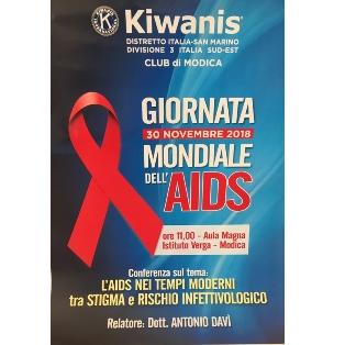 KC Modica - Conferenza sull'AIDS presso l'Istituto Verga di Modica
