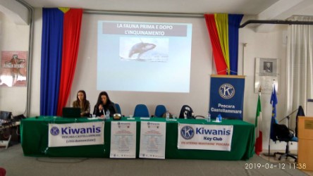 KC Pescara Castellammare - Conferenza a scuola su Salute e Ambiente