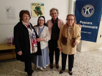 IL KC Pescara Castellammare per Pasqua offre regali e provviste ai bambini di una casa famiglia