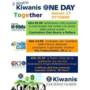 KC Reggio Calabria - Iniziative con i Club SLP in occasione del Kiwanis One Day