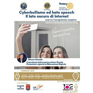 KC Trapani - Seminari Interclub su Cyberbullismo ed Hate Speech, il lato oscuro di Internet