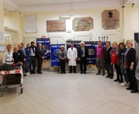La Divisione 18 Viribus Unitis celebra il Kiwanis One Day con una donazione a favore dell’Ass.ne Volontari Ospedalieri per l’Infanzia presso Ospedale Inf.le di Alessandria