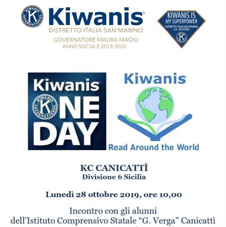KC Canicattì - Kiwanis One Day presso l'Istituto Comprensivo 