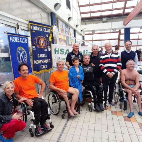 KC Casale Monferrato - Iniziativa «Subacquea zero barriere» dedicata a persone affette da disabilità
