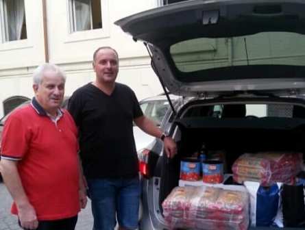 KC Peloro Messina - Donazione di generi alimentari a favore della Mensa del Povero di S. Antonio e della Parrocchia di S. Maria Immacolata di Messina