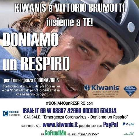Il KC Pescara per l’emergenza Covid. Donazione di 500euro per “Doniamo un Respiro”