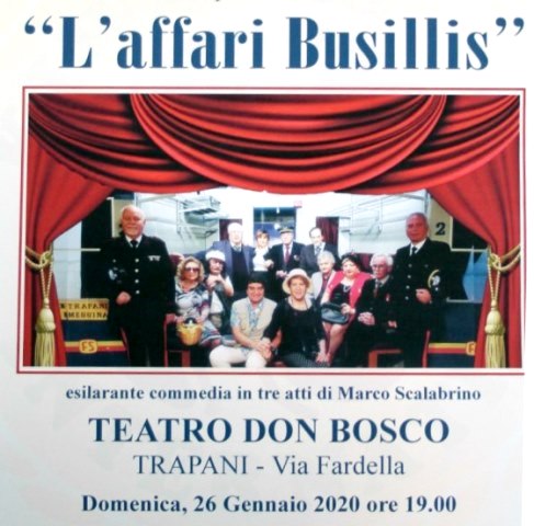 KC Trapani Saturno - Spettacolo teatrale con raccolta fondi pro service locali