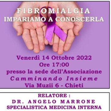 KC Chieti Pescara “G. D’Annunzio”- Seminario sulla Fibromialgia