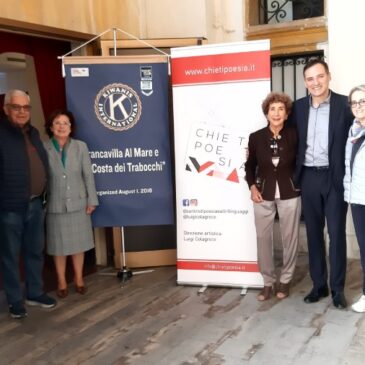 KC Francavilla al Mare e la Costa dei Trabocchi – Partecipazione al Festival di poesia e altri linguaggi