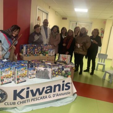 KC Chieti Pescara “G. D’Annunzio”- Befana Kiwanis al Centro Diabetologia Pediatrica Regionale