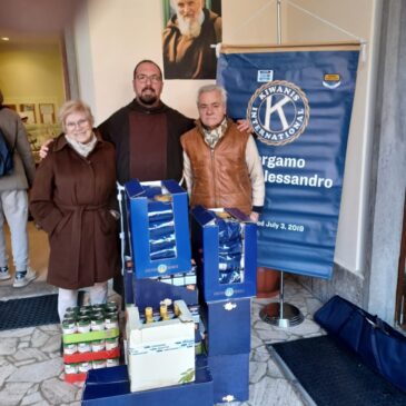 KC Bergamo Sant’Alessandro – Consegna di derrate alimentari