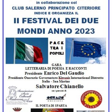 KC Stabiae Sorrento con KC Salerno Principato Citeriore – II Festival dei due mondi 2023 – Gara Letteraria