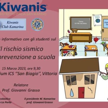 KC Kamarina – Sicurezza e prevenzione a scuola – Incontro con gli studenti