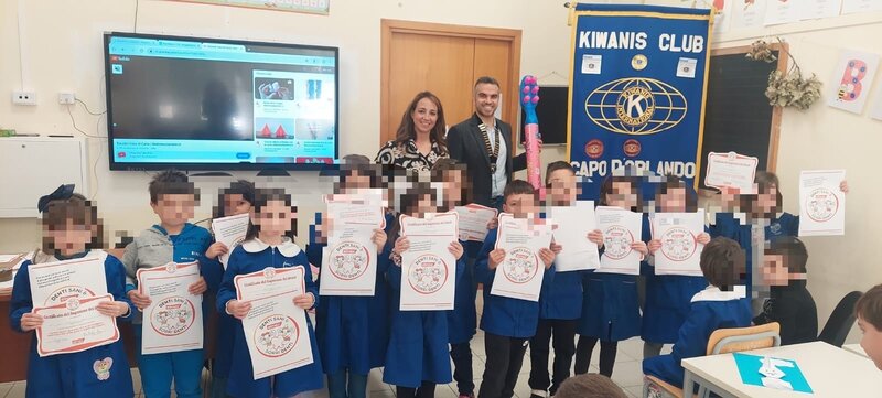 KC Capo d’Orlando – Secondo incontro in una scuola per la prevenzione odontoiatrica infantile