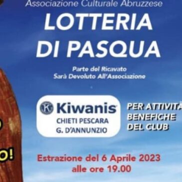 KC Chieti Pescara “G. D’Annunzio” – Estrazione di uova di Pasqua giganti