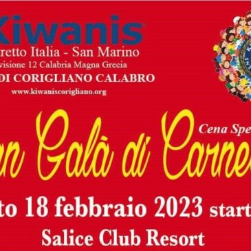 KC Corigliano e Key club Corigliano Schools – Gran Gala di Carnevale