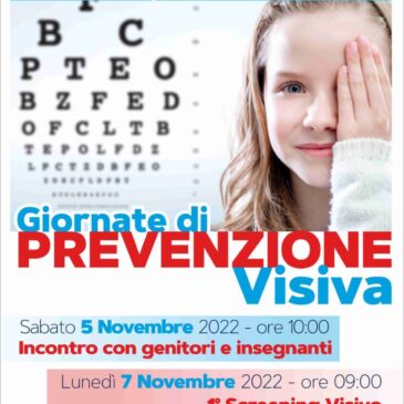 KC Augusta  – Incontri sulla prevenzione visiva con genitori, insegnanti e alunni