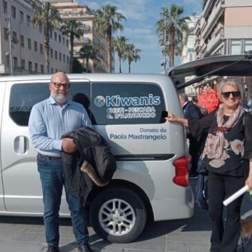 KC Chieti Pescara “G. D’Annunzio”  e KC Chieti Pescara – Consegna di un pulmino per disabili