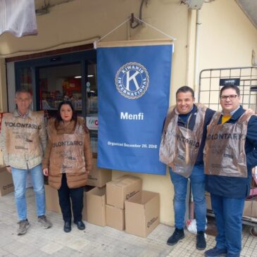 KC Menfi – Partecipazione alla Giornata della Colletta alimentare