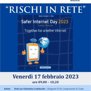 KC Augusta – “Rischi in rete” all’I.C. “Domenico Costa” per la settimana del Safer Internet Day