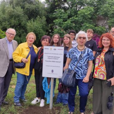 KC Catania Est – Inaugurata un’aiuola nel Parco Gioeni in memoria della socia Emma Pulvirenti