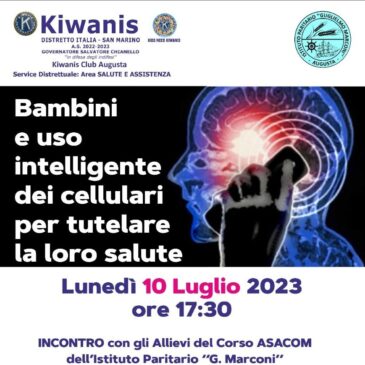 KC Augusta – Incontro con gli allievi ASACOM sull’uso corretto dei cellulari