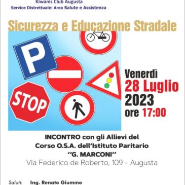 KC Augusta – Sicurezza ed Educazione stradale per gli allievi OSA