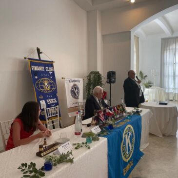 KC Erice – Festeggiamenti con tutta la Divisione 7 Sicilia per la 28^ Charter del club