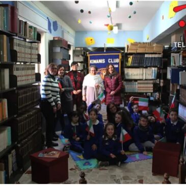 KC Nicosia – Inaugurato un angolo di lettura per bambini presso la biblioteca comunale