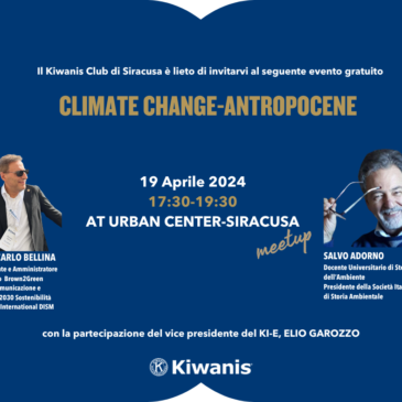 Dal Chair Giancarlo Bellina – Primo meetup Kiwanis a Siracusa il 19 aprile 2024